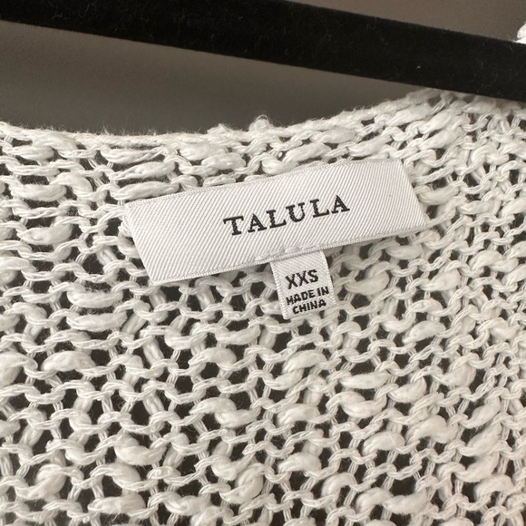 Talula white Sweater Loose Knit Texture - Picture 2 of 4
